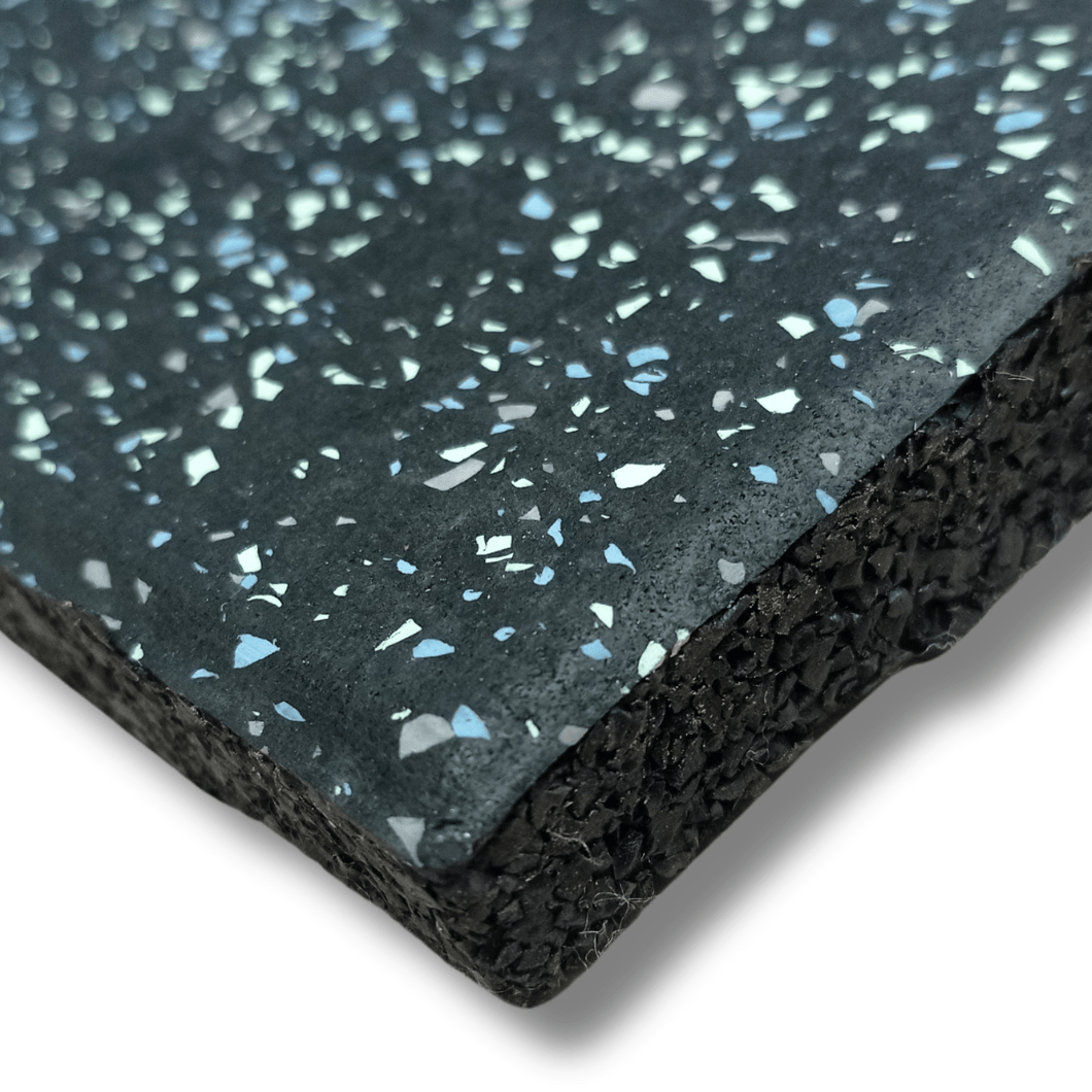 20mm Seahawk Fleck Rubber Gym Flooring Tile