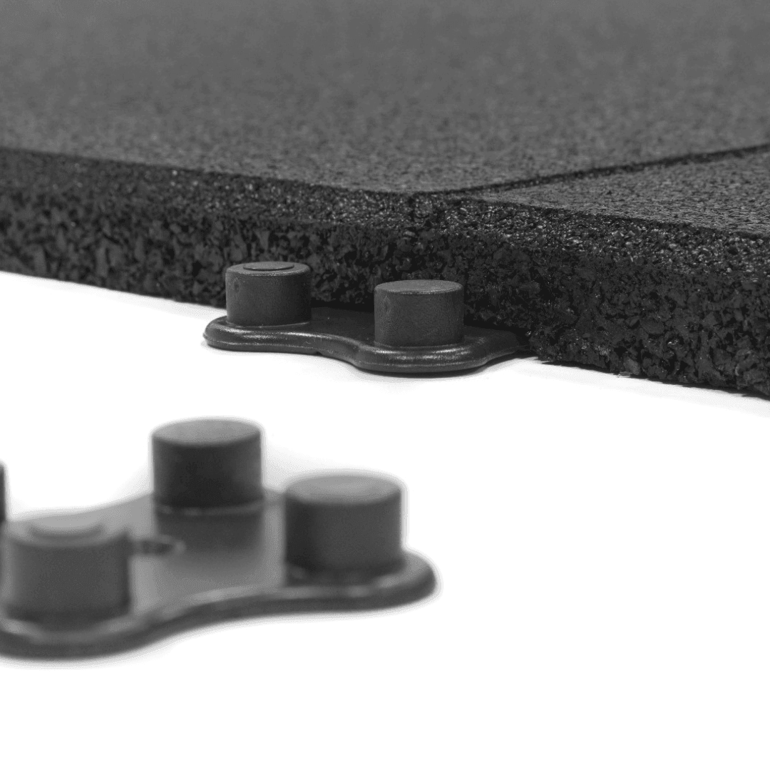 20mm PRO Interlocking Gym Tiles - Connection Inserts Included