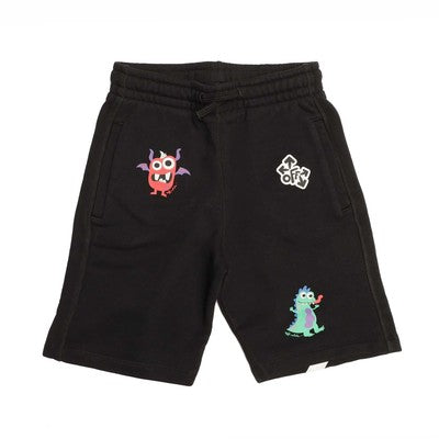 Off White Monster Shorts Black