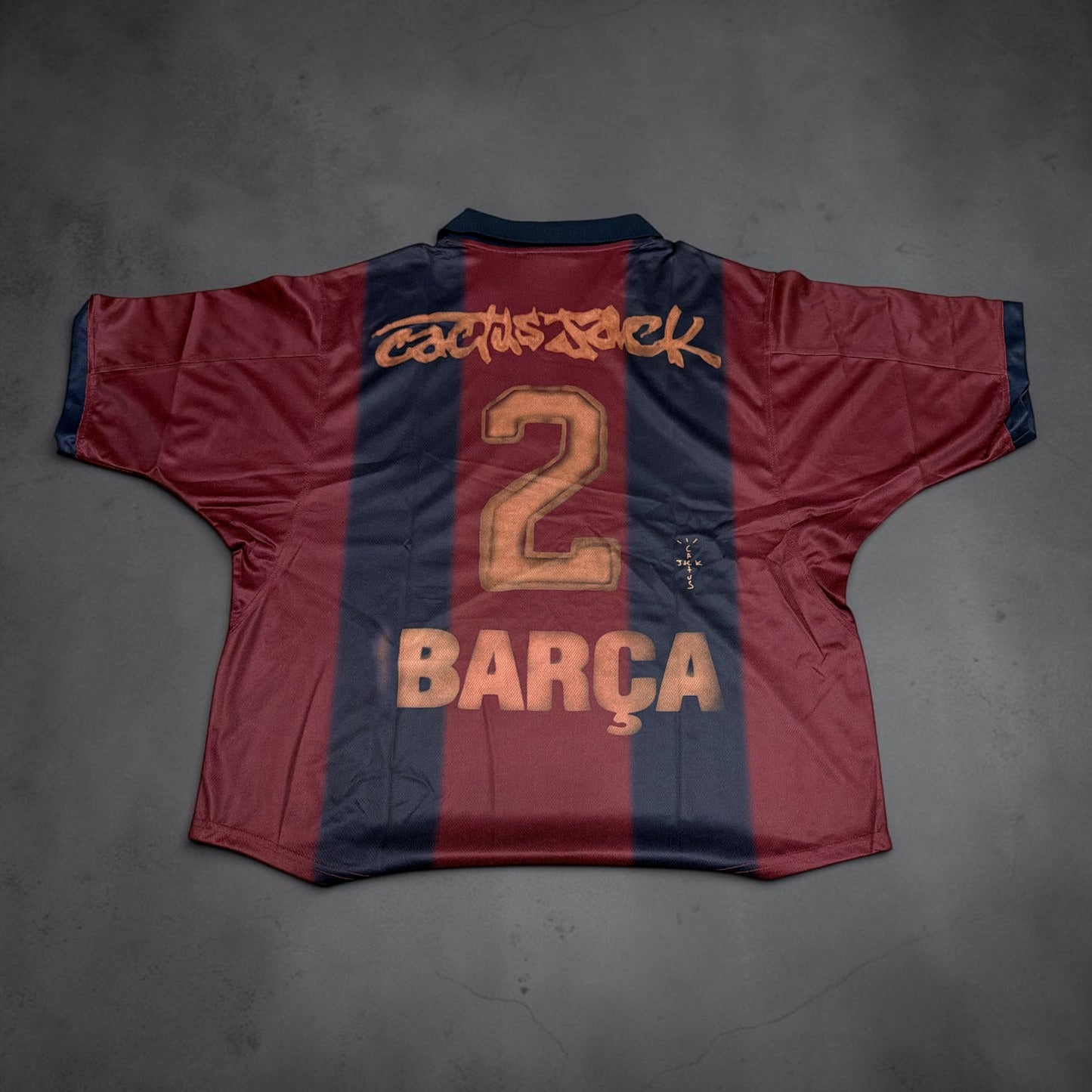 Barcelona FC x Cactus Jack Travis Scott Retro Football Top