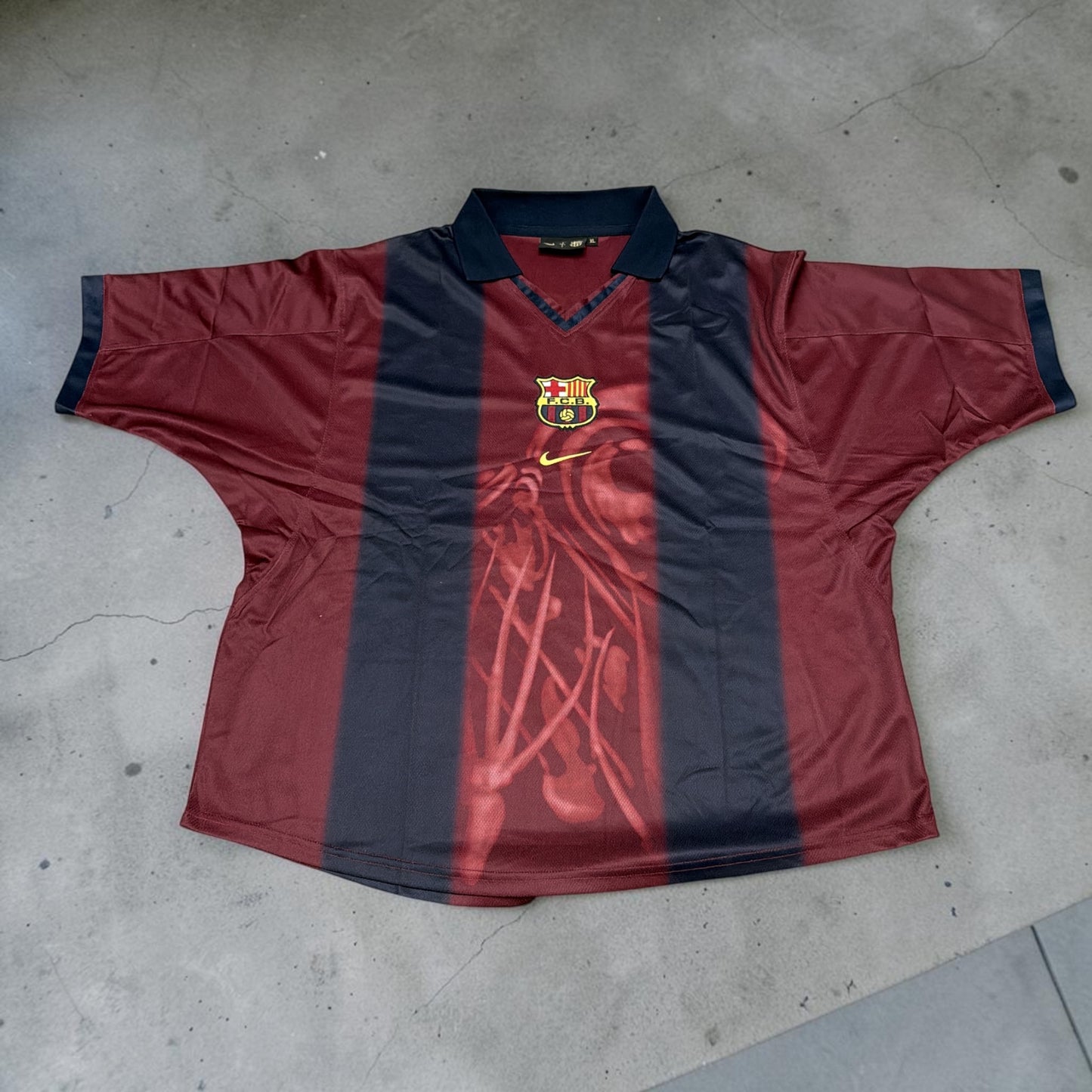 Barcelona FC x Cactus Jack Travis Scott Retro Football Top