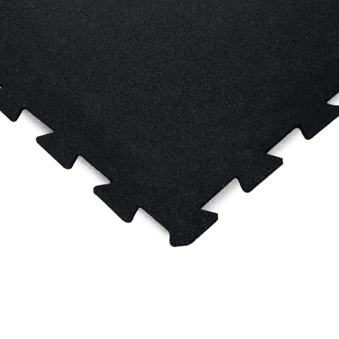 Black Puzzle Interlocking Floor Mats Jigsaw Mats - 10mm