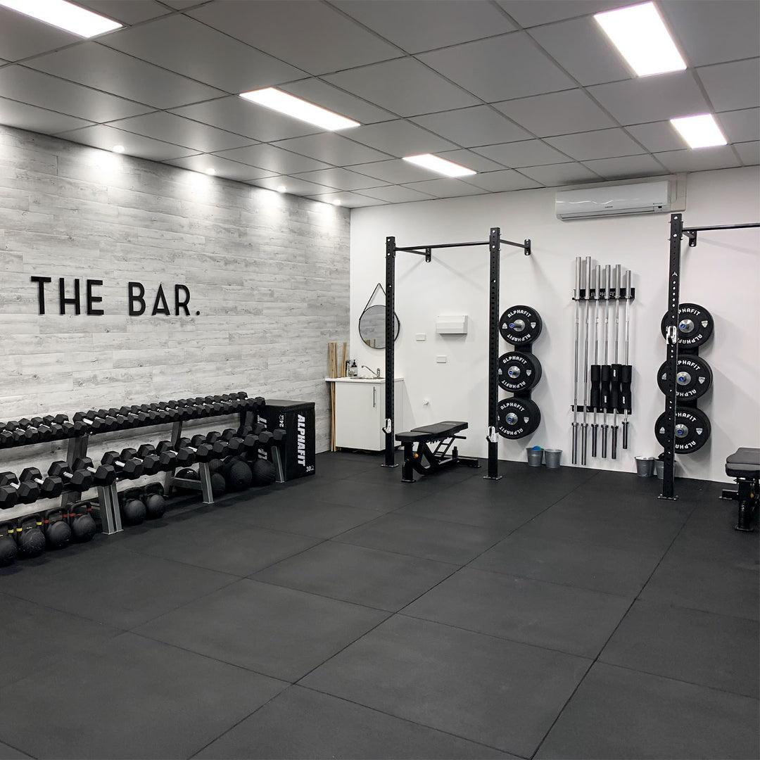 20mm PRO Interlocking Gym Tiles - Connection Inserts Included