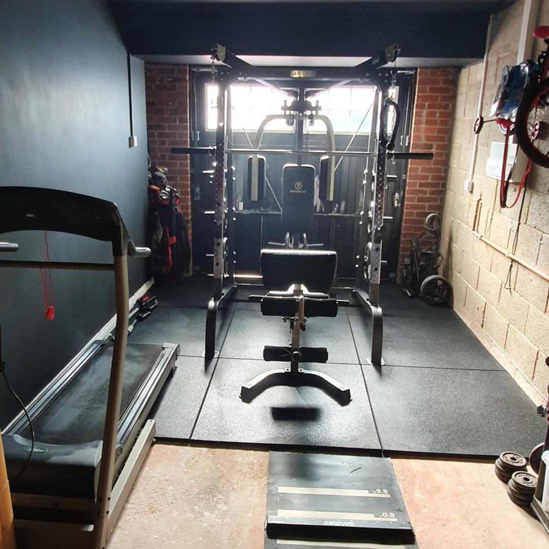 20mm PRO Interlocking Gym Tiles - Connection Inserts Included