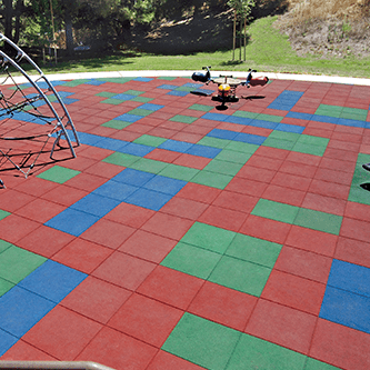 Outdoor Safety Rubber Playground Mats - 30mm