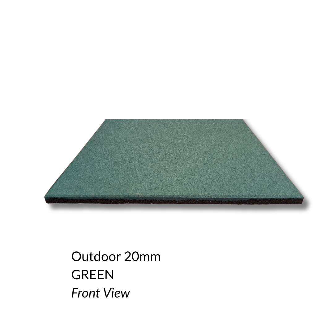 Outdoor Safety Rubber Playground Mats - 30mm