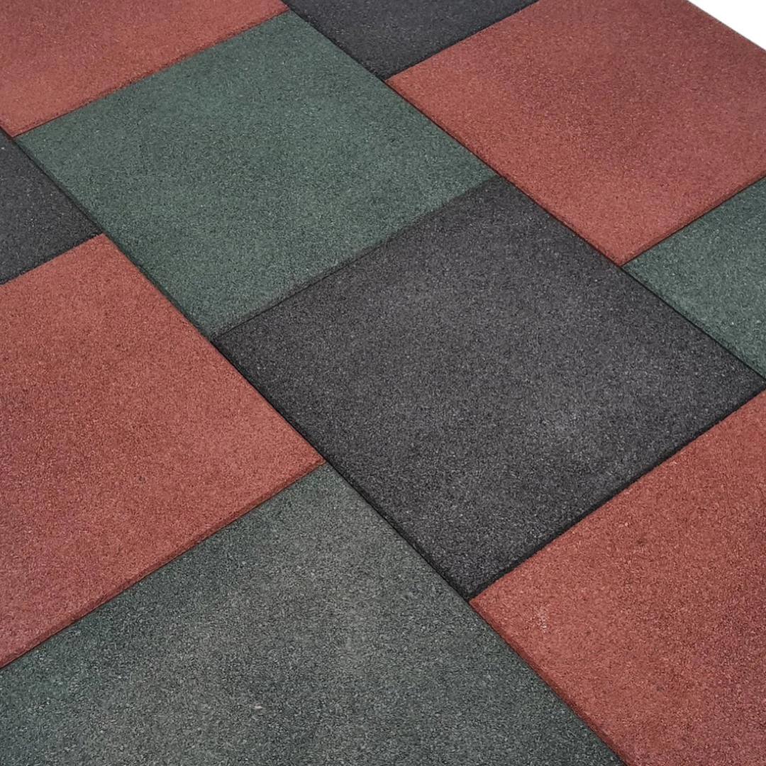 Outdoor Safety Rubber Playground Mats - 30mm